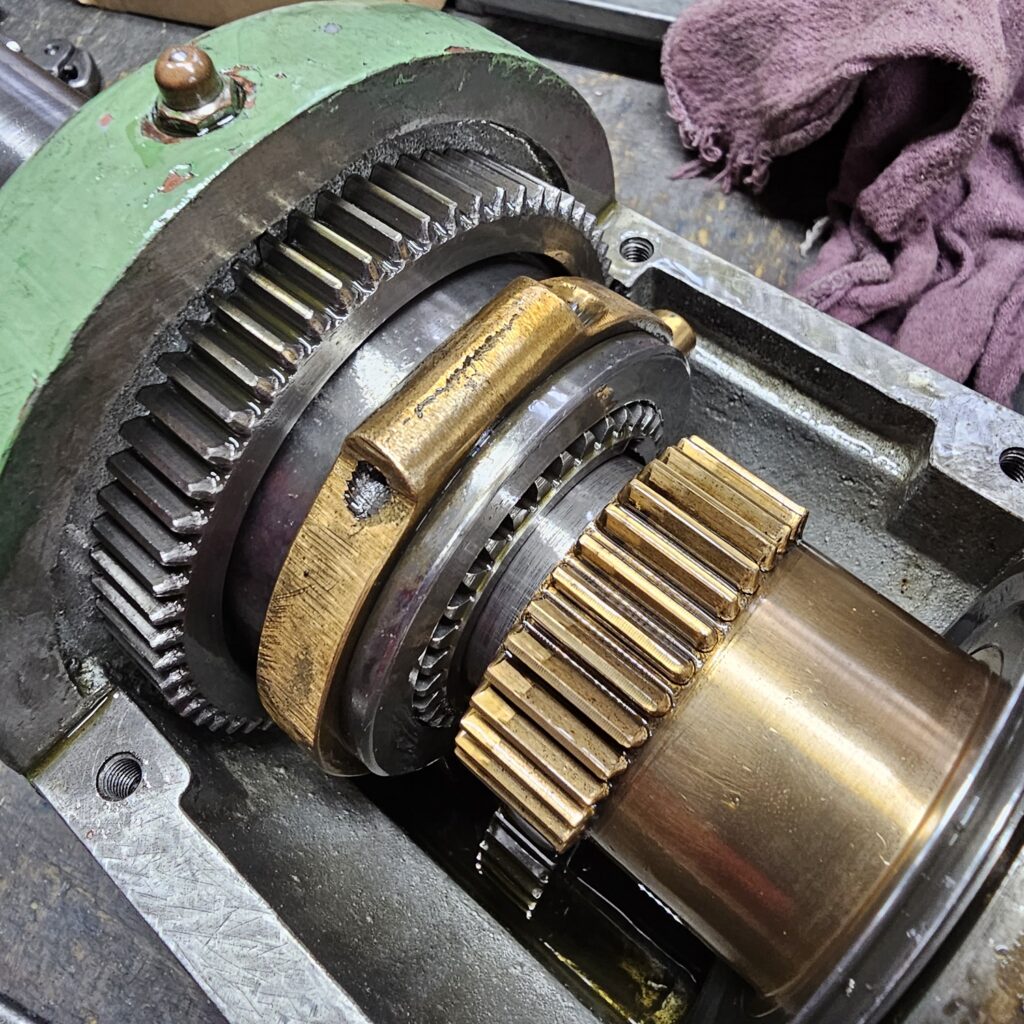 installing lathe spindle taper mount roller bearings